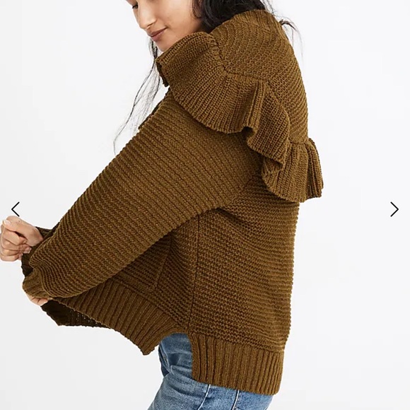 Madewell Ruffle Cardigan - Picture 7 of 9